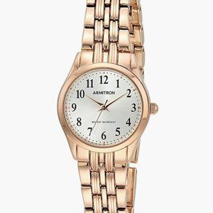 Armitron Women's Easy to Read Dial Bracelet Watch--Rose Gold NWOT
